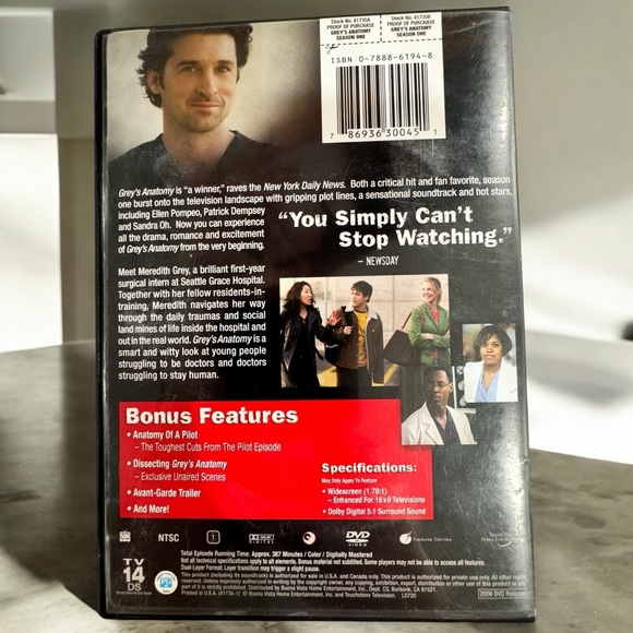 Grey’s Anatomy SET Season 1 Season 2 Season 3 - Picture 4 of 10